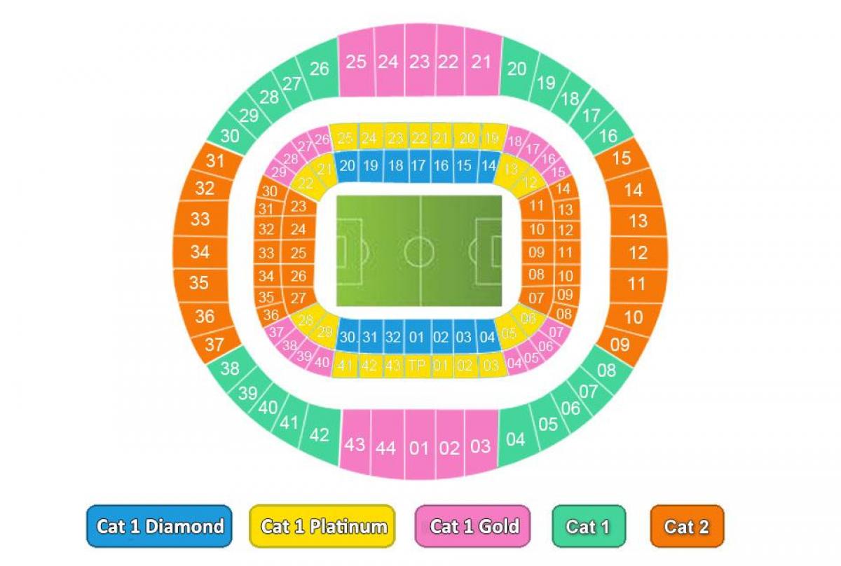 kaart van benfica stadion